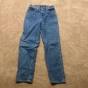 Vintage Sasson Jeans Straight Leg Blue Denim